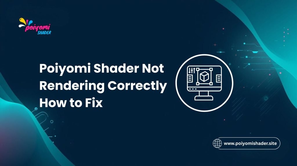 poiyomi shader not rendering correctly how to fix
