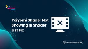 poiyomi shader not showing in shader list fix