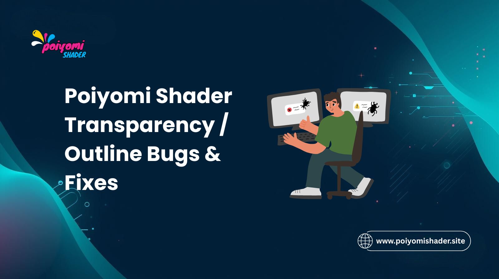 poiyomi shader transparancy outline bugs and fixes
